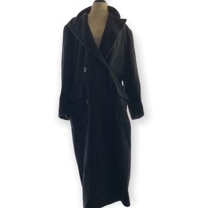 Escada Pure New Wool Long Double Breasted Coat